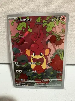 Pokemon TCG Pansear Illustration White Flare Card 099/086 - Image 1