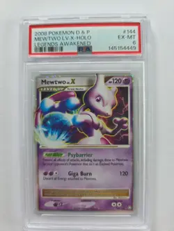 Pokemon Mewtwo TCG LV.X Holo Card 144/146 - Image 5