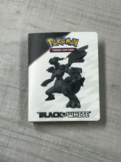 Pokemon Black and White Zekrom/Reshriam Mini Binder Used - Image 1