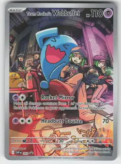 Team Rocket's Wobbuffet Promo SV: Scarlet & Violet Promo Cards 203 Pokemon - Image 1