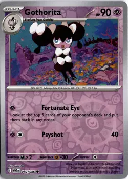 Gothorita 042/086 SV: White Flare Pokemon Card TCG - Image 1