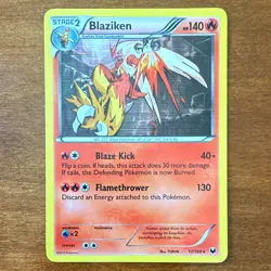 Blaziken 17/108 Dark Explorers Holo Rare Pokemon TCG Pokemon Card - Image 1