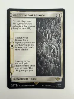War of the Last Alliance MTG Magic the Gathering Card NM Near Mint LTR - Image 1