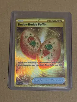 Pokemon TCG Twilight Masquerade Buddy-Buddy Poffin #223/167 Hyper Rare Card - Image 1