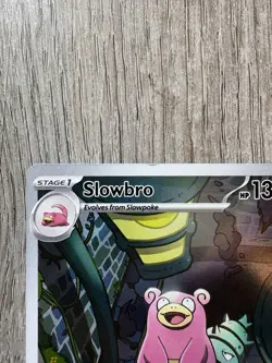 Slowbro Illustration Rare 090/084 Pokemon TCG ME:Pitch Black Dent In Card. - Image 3