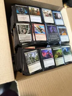 18 lbs Magic: The Gathering Bulk Cards – Unsorted Commons & Uncommons (2019+ Set - Image 4