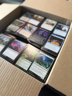 18 lbs Magic: The Gathering Bulk Cards – Unsorted Commons & Uncommons (2019+ Set - Image 5