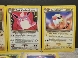 Pokemon TCG Neo Destiny Set Lot 7 Cards Dark Wigglytuff, Light Slowbro Ect... - Image 3