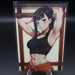 Maki Oze Holographic Anime Collectible Trading Card - Image 2