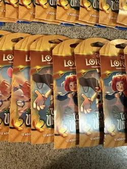 Ravensburger Disney Lorcana TCG Wilds Unkown 19 Booster Packs 12 Cards Eng - Image 3