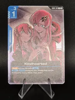 Gundam Card Game- Kindhearted - Foil - Rare GD04-101 R - Image 1