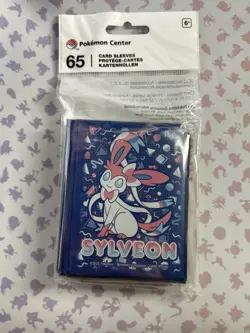 Pokemon Card Sleeves - Sylveon Pokemon Center - 65 Card Sleeves, Sealed - Image 1