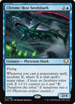 Chrome Host Seedshark [Edge of Eternities] MTG - Image 1