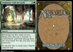 Magic the Gathering -MTG- Commune with the Gods Foil - Image 1