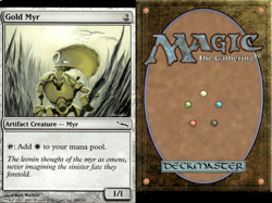 Magic the Gathering -MTG- Gold Myr - Image 1