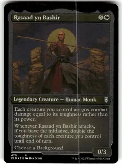 Rasaad yn Bashir Commander Legends: Battle for Baldur's Gate Foil MTG NM - Image 1
