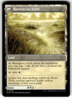 MTG Razorgrass Ambush Razorgrass Field | NM | Modern Horizons 3 - Image 2