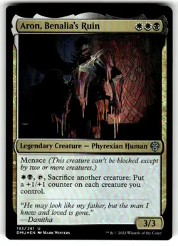 Aron, Benalia's Ruin Dominaria United Foil MTG - Image 1