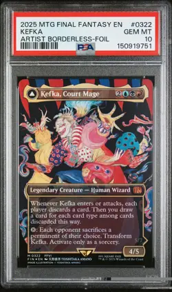 Kefka, Court Mage (0322) (Borderless) Final Fantasy Foil - Image 1
