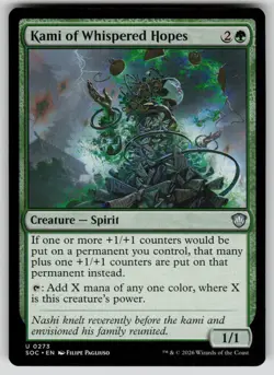 Kami of Whispered Hopes Uncommon Commander: Secrets of Strixhaven 273 MTG NM - Image 1