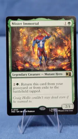 x1 Mister Immortal R MTG Commander: Marvel Super Heroes M/NM, English - Image 1