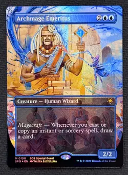 Archmage Emeritus (Borderless) Special Guests Foil MtG EN NM - Image 1