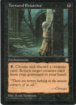 MTG: Stronghold: Tortured Existence: Lightly Played Condition - Image 1