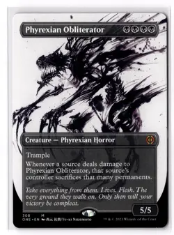 Phyrexian Obliterator (Showcase) 308 Phyrexia: All Will Be One ONE NM - Image 1