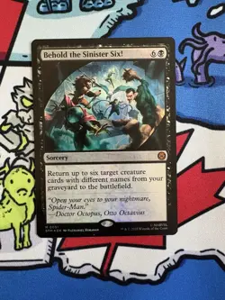 Behold the Sinister Six x1 Mtg Foil Marvel’s Spider-Man - Image 1