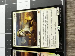 MTG Crested Sunmare x3 Set 1x Foil, 2x Non-foil Hour of Devastation Mythic White - Image 4