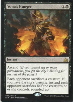 MTG: Rivals of Ixalan: Vona's Hunger: Lightly Played Condition - Image 1