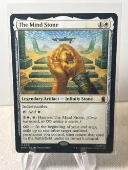 Magic: The Gathering Marvel The Mind Stone Foil Mythic Rare #0021 MTG - Image 1
