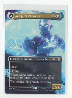 MTG TCG Aang, Swift Savior 0298 Borderless Avatar The Last Airbender Reg Nm - Image 1