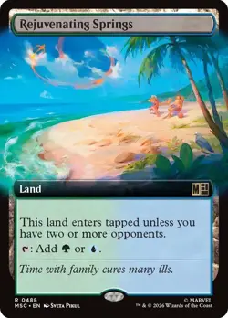 Rejuvenating Springs Extended Art Marvel Super Heroes NM MTG - Image 1