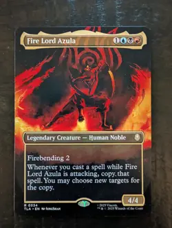Fire Lord Azula 0334 Borderless NM MTG Avatar The Last Airbender TLA English - Image 1