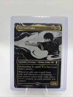 Fire Lord Zuko 0315 Extended Art MTG Avatar: The Last Airbender NM - Image 1