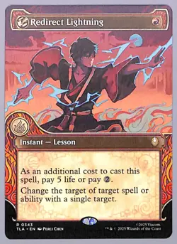 Redirect Lightning - Showcase - 343 - Avatar: The Last Airbender (TLA) MTG - Image 1