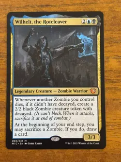 Wilhelt, the Rotcleaver - Midnight Hunt Commander - MTG - 002/038 - Image 1