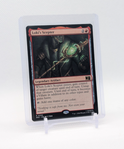 MTG - Loki's Scepter - Regular Rare #56 - Commander: Marvel Super Heroes NM - Image 1