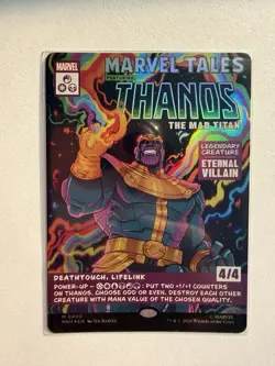 Magic The Gathering: Thanos, the Mad Titan Foil (Collector comic cover) - Image 3