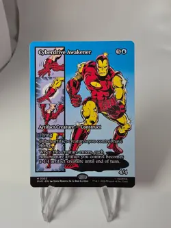 Cyberdrive Awakener Borderless Marvel Super Heroes 53 MTG - Image 1