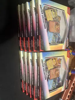 Pokemon Prismatic Evolutions Poster Collection LOT OF 10 SEALED NEW - Image 1