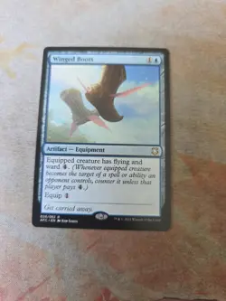 Winged Boots Commander Adventures In The Forgotten Realm MTG LP - Image 1