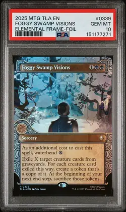 Foggy Swamp Visions (Showcase Foil) - #339 - Avatar - TLA - PSA 10 - Image 2