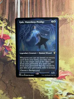 Gale, Waterdeep Prodigy (Foil Etched) - Battle for Baldur's Gate (CLB) NM - Image 1