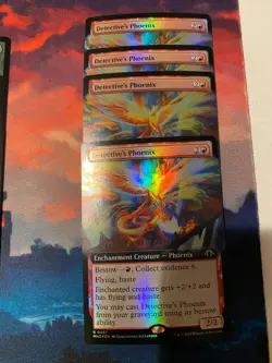 MTG Modern Horizons 3 Detectives Phoenix Extended Art Foil x 4 - Image 1