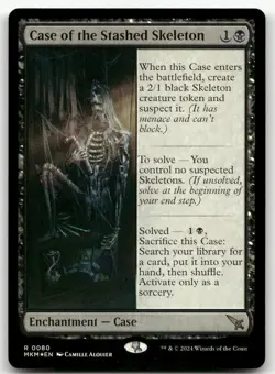 Case of the Stashed Skeleton #80 (Foil) (NM) Murders Karlov Manor MKM Magic MTG - Image 1
