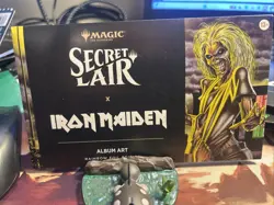 MTG Secret Lair x IRON MAIDEN Album Art Rainbow Foil Edition Sealed New - Image 1