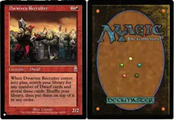 Dwarven Recruiter 186/350 UC The List Reprints NM MTG - Image 3