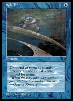 High Tide (Tucker) Common Fallen Empires Magic: The Gathering Lightly Played - Image 1